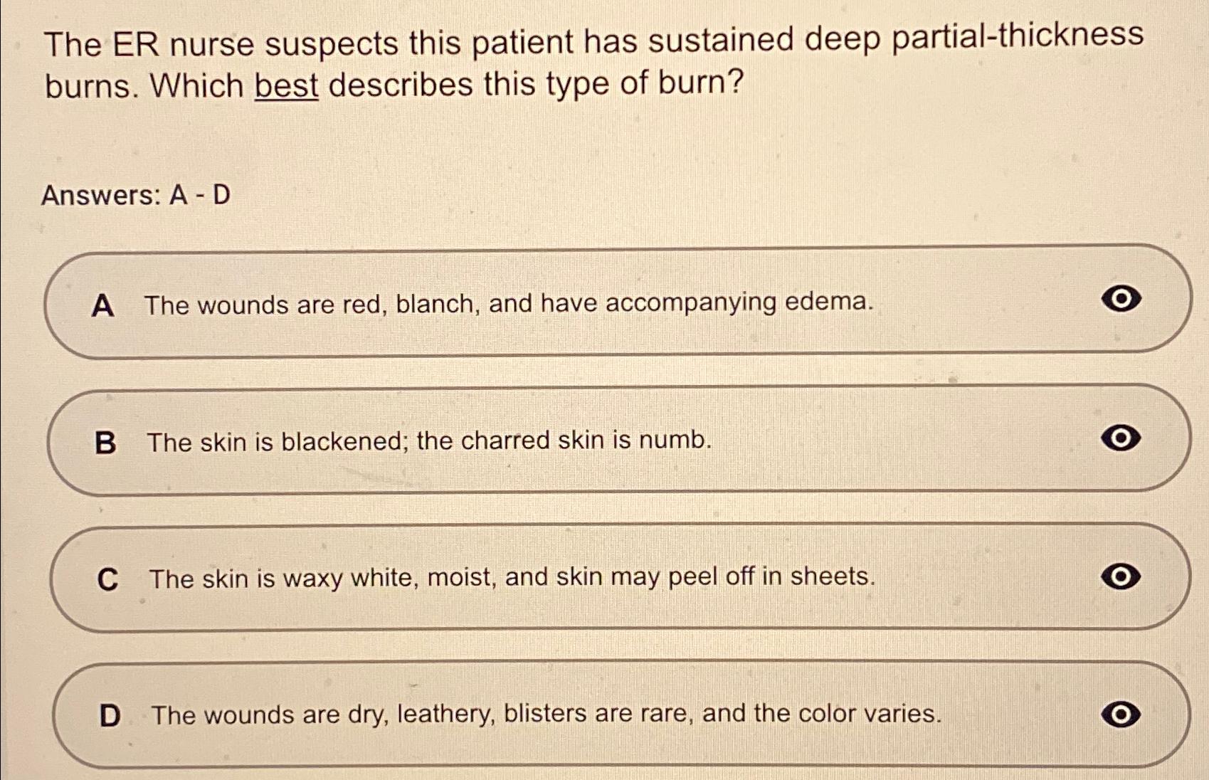 Solved The ER nurse suspects this patient has sustained deep | Chegg.com