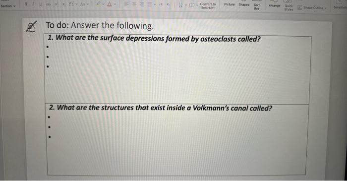 Solved To do: Answer the following. | Chegg.com