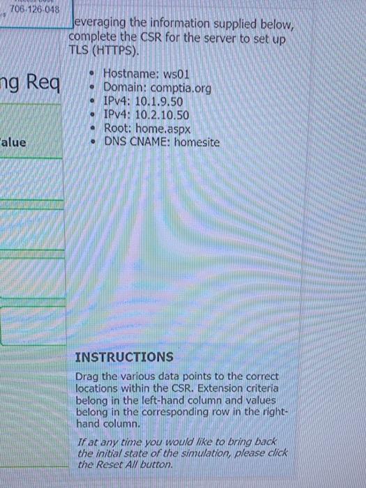 Solved 706.126.048 Jeveraging the information supplied