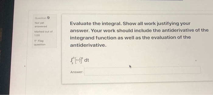 Solved Question 9 Not yet answered Marked out of 1.00 | Chegg.com
