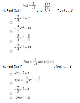 Find F X If F X 3 X5 And F 1 2 1 3 4x 4 C Chegg Com