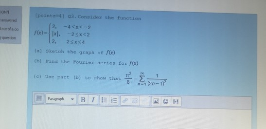 Solved ON1 out of 9.00 question [points=4] 03. Consider the | Chegg.com