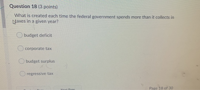 Solved Question 18 (3 points) What is created each time the | Chegg.com
