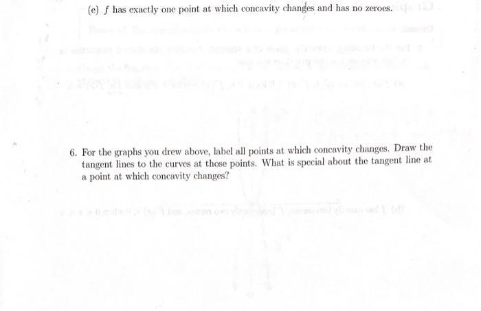 Solved 5. For the following, draw the graph of a function | Chegg.com