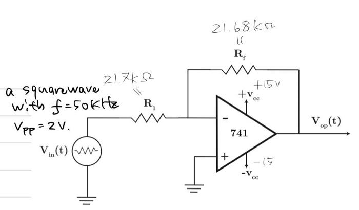 Solved You wanted to use a voltage follower instead of the | Chegg.com