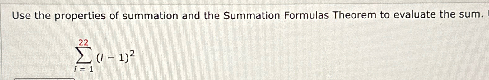 Solved Use the properties of summation and the Summation | Chegg.com