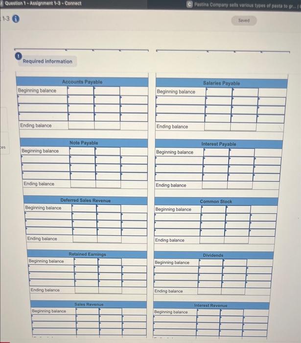 Solved Pastina Company sells various types of pasta to