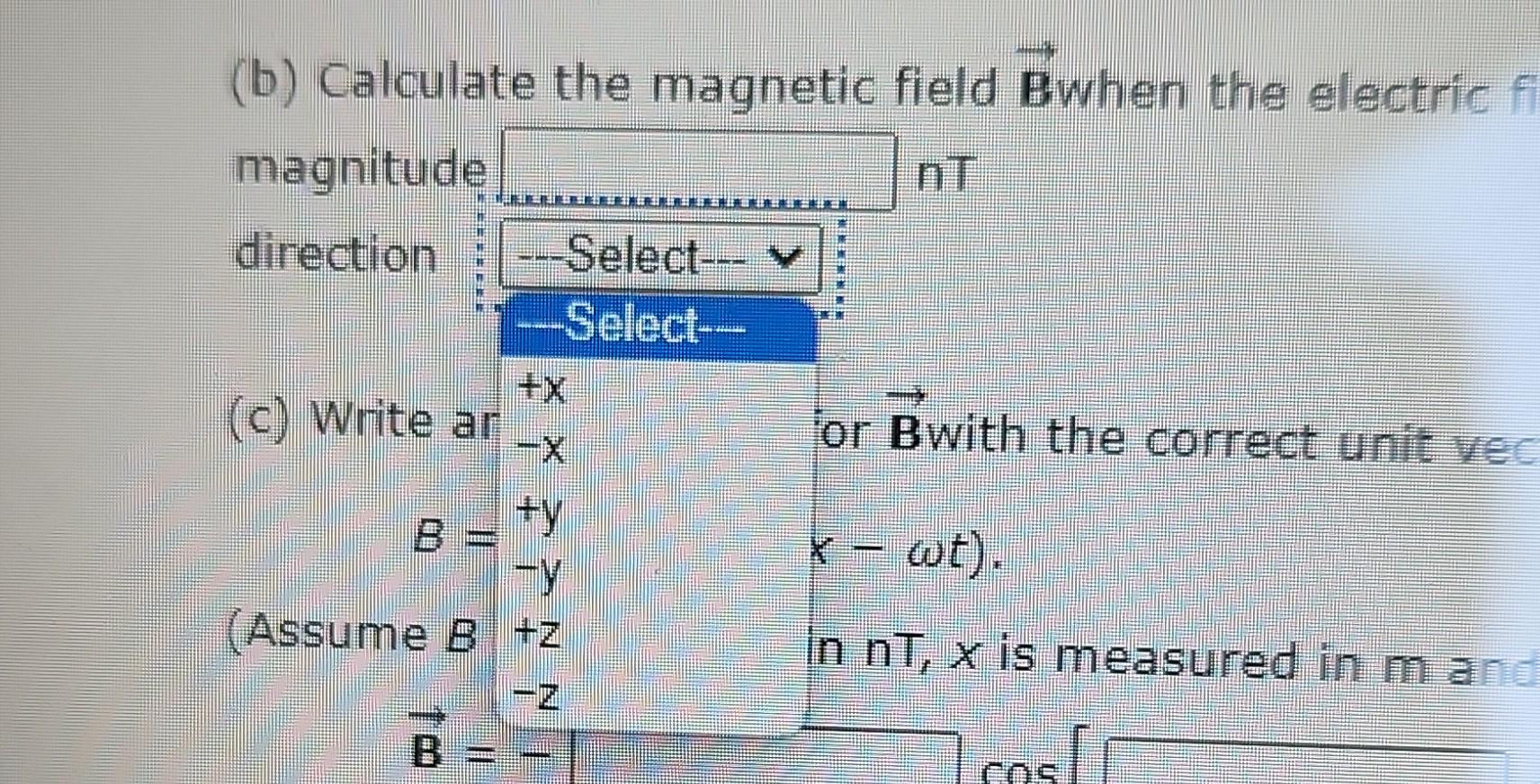 Solved Figure Below Shows A Plane Electromagnetic Sinusoidal