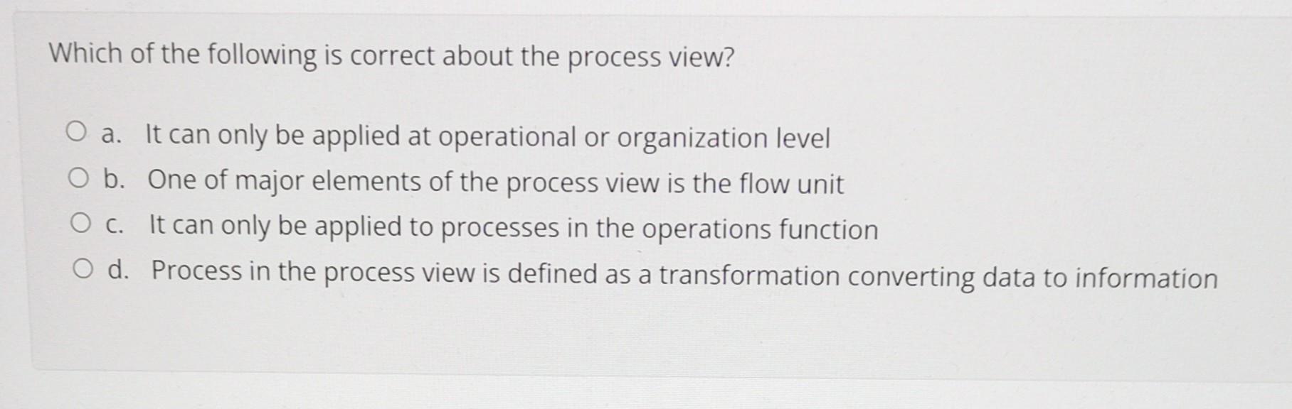 Solved Which of the following is correct about the process | Chegg.com