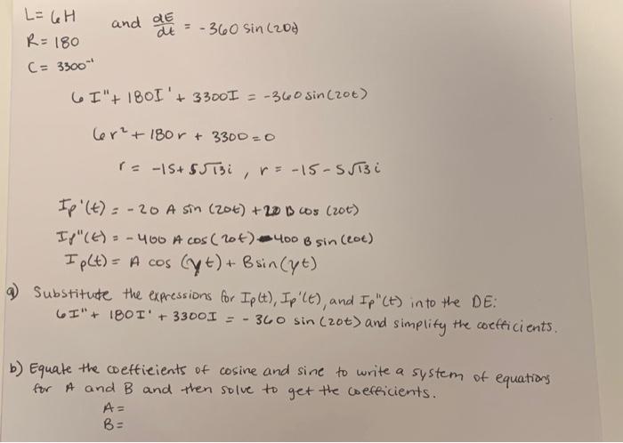 Solved Please Help Answer The Given. Need To Solve Part A.) | Chegg.com