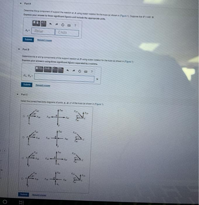 Solved Item & Figure Part A Determine the component of | Chegg.com