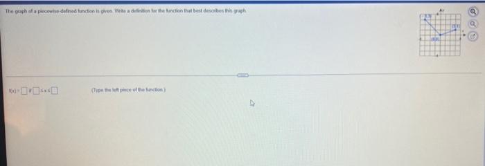 Solved The graph of a piecewise-defined function is given. | Chegg.com