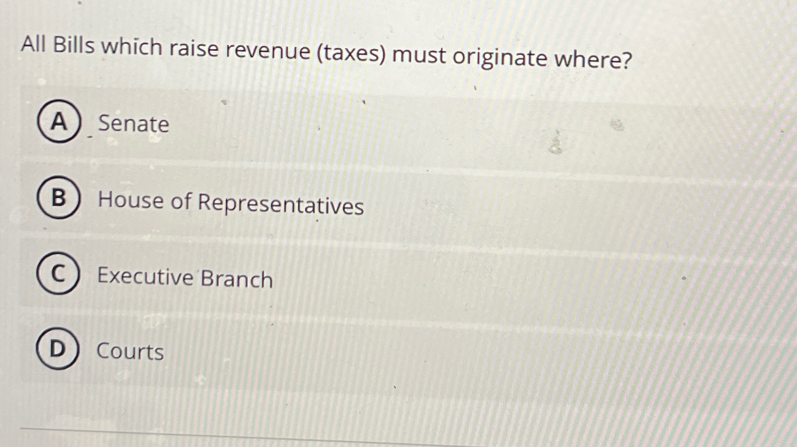 house of representatives bills for raising money