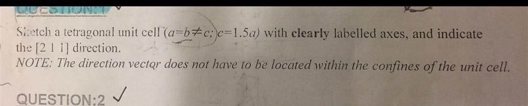 Solved Sietch a tetragonal unit cell (a=b6c; c=1.5a) with | Chegg.com