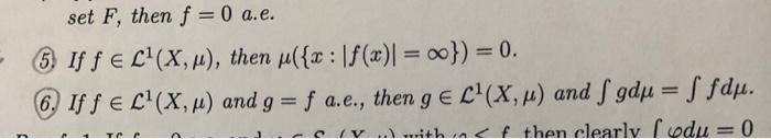 Solved Set F Then F 0 A E 5 If F E L X Y Then P Chegg Com