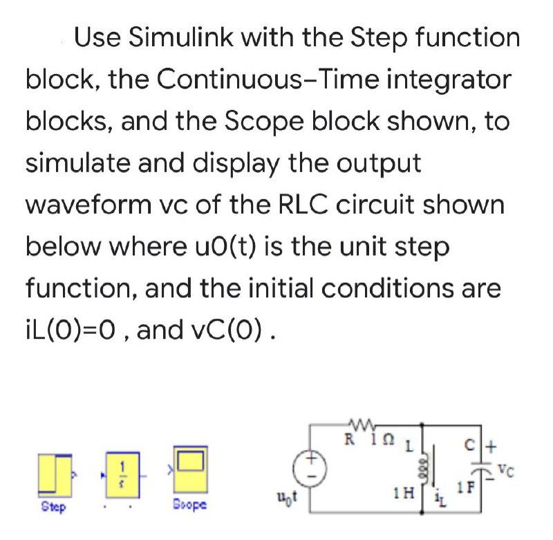 Solved Use Simulink with the Step function block, the | Chegg.com