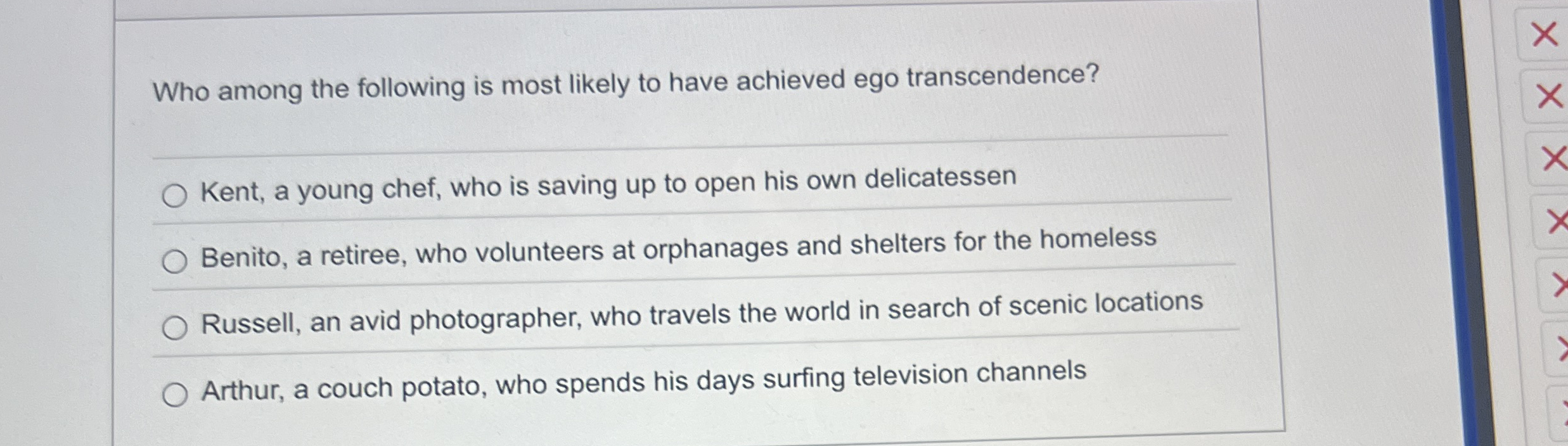 Solved Who among the following is most likely to have | Chegg.com