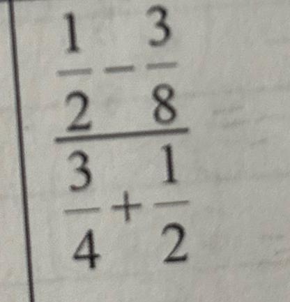 what is 3 1 4 minus 2 3 8