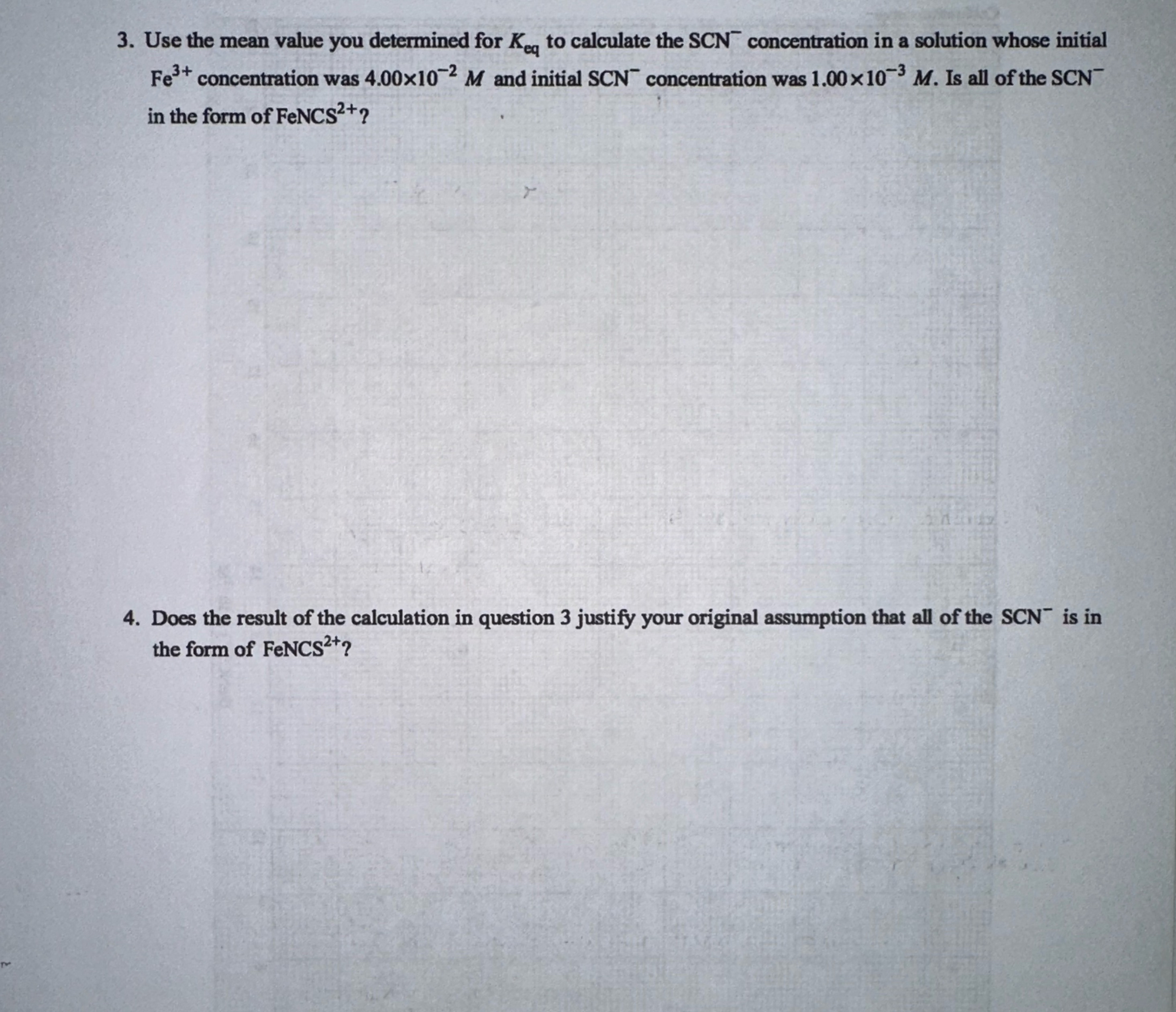 Solved Help with Question 3 ﻿& 4. ﻿Please !!!!! | Chegg.com