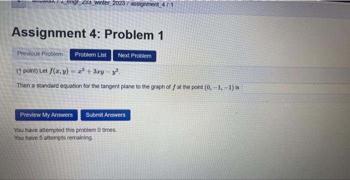 Solved 1 Point Let F X Y X2 3xy−y2 Then A Standard