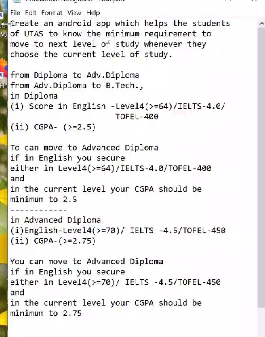 Solved This is solving by Android studio applications by | Chegg.com