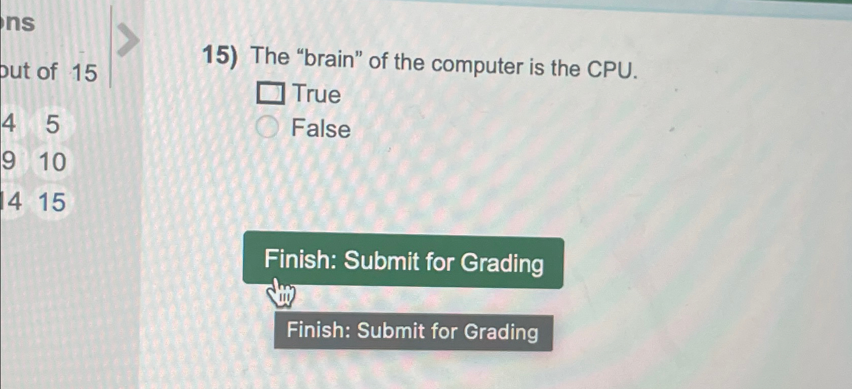 cpu is called the brain of computer true or false