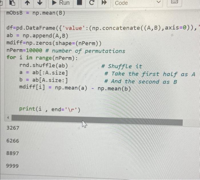 Solved what is the print (i, end ='\r') doing and what does