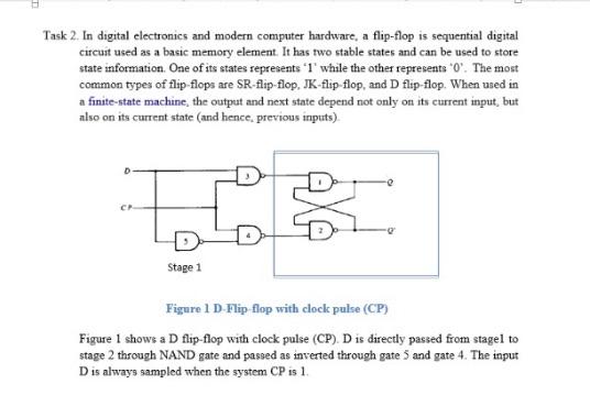 Solved Task 2 In digital electronics and modern computer | Chegg.com