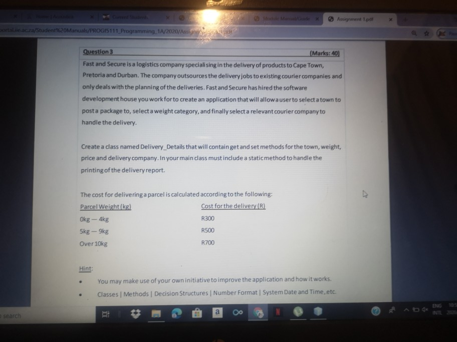 peer graded assignment build a logistics network answers