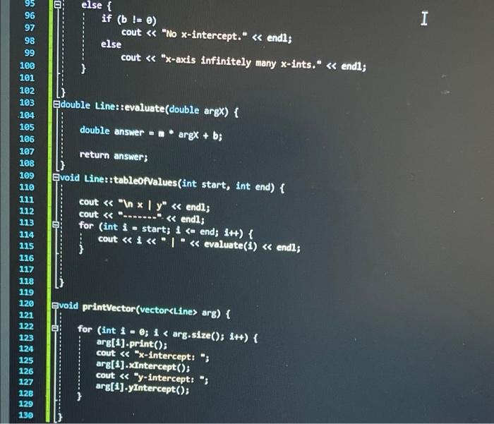 Solved Redesign the line class where two points can | Chegg.com