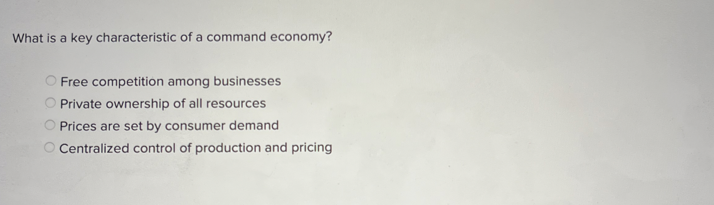 Solved What is a key characteristic of a command