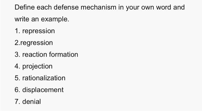 reaction formation defense mechanism