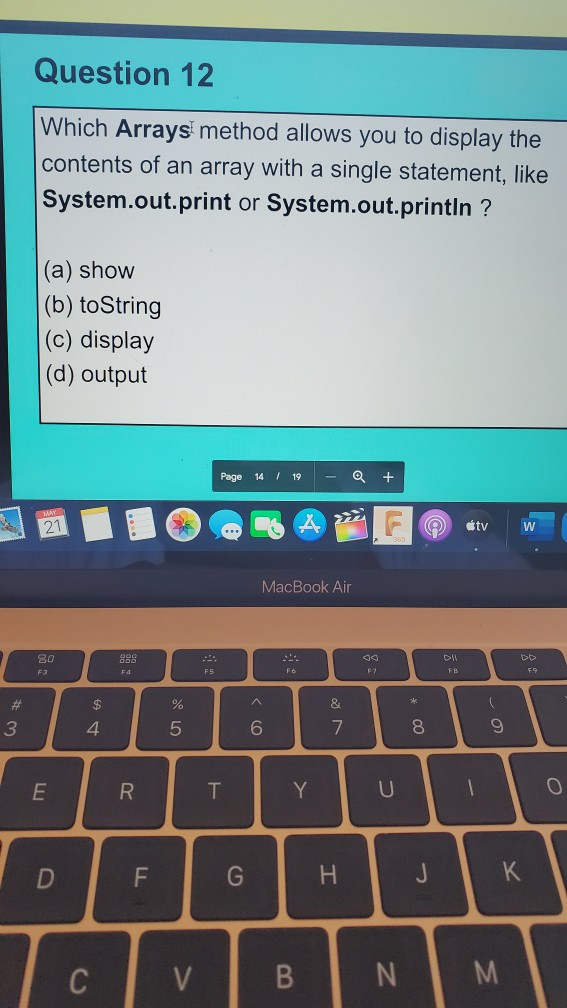 Solved Question 08 What is the output of this program | Chegg.com