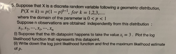 Solved 5. Suppose that X is a discrete random variable | Chegg.com