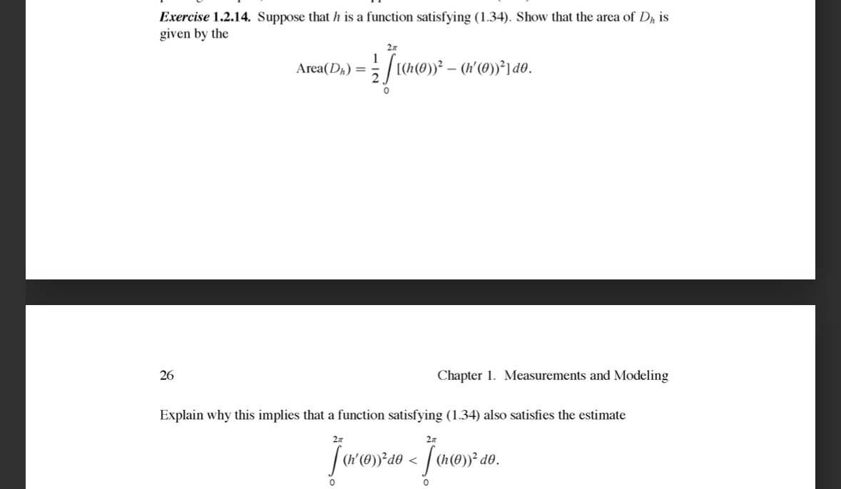 Exercise 1.2.14. ﻿Suppose that h ﻿is a function | Chegg.com