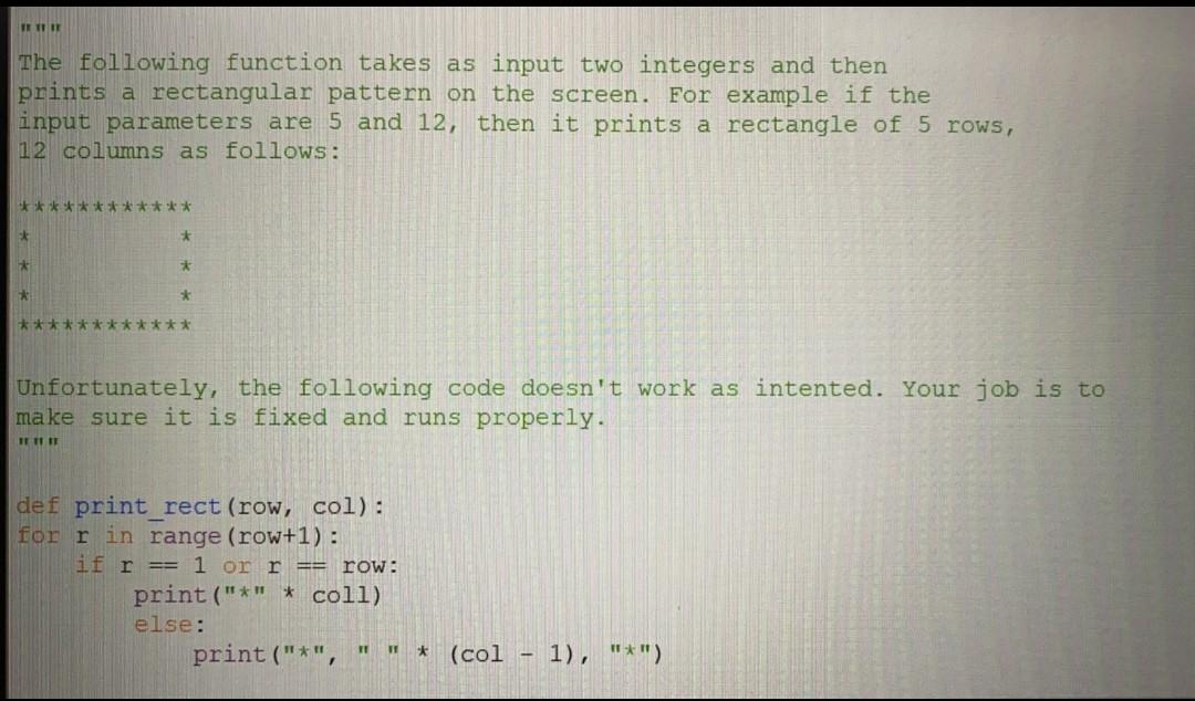 Solved TE TIK The following function takes as input two Chegg