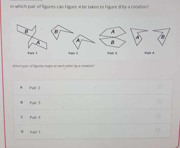 Solved In which pair of figures can Figure A ﻿be taken to | Chegg.com