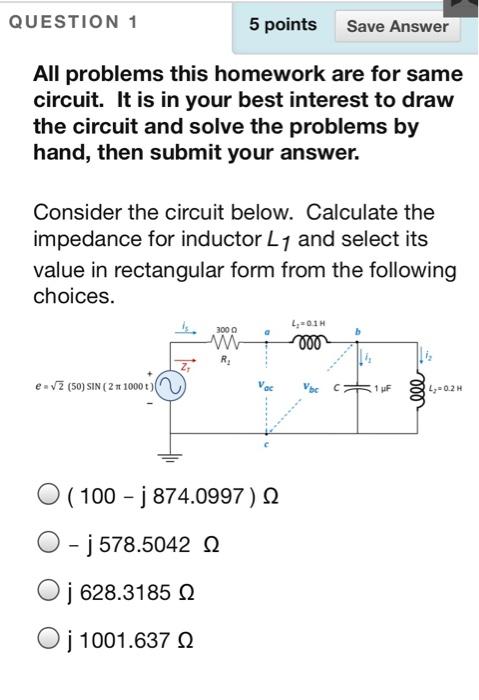 Solved Question 1 5 Points Save Answer All Problems This