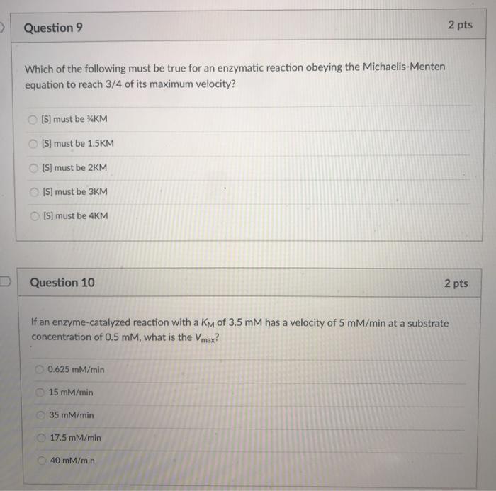 Solved Question 4 2 pts Which of the following indicates | Chegg.com