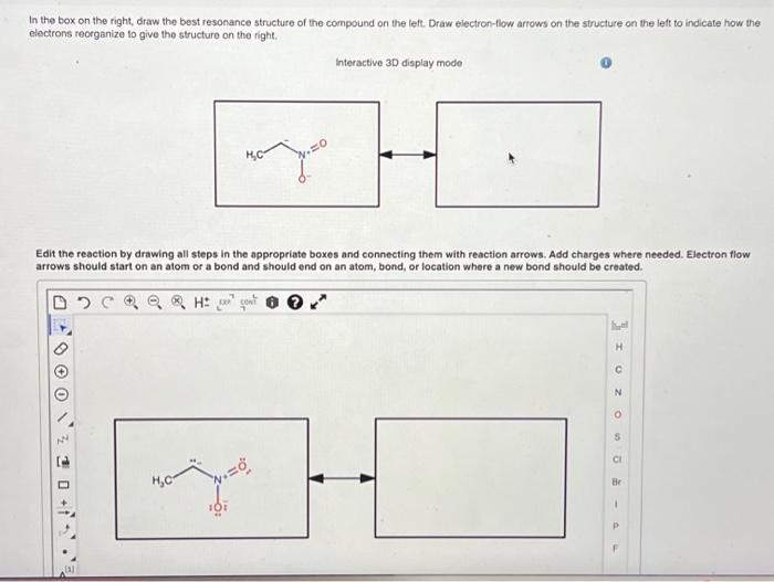 Solved In the box on the right, draw the best resonance