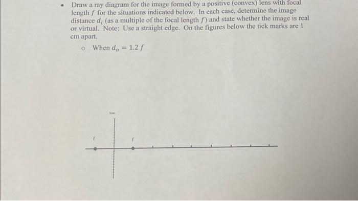 Solved - Draw a ray diagram for the image formed by a | Chegg.com