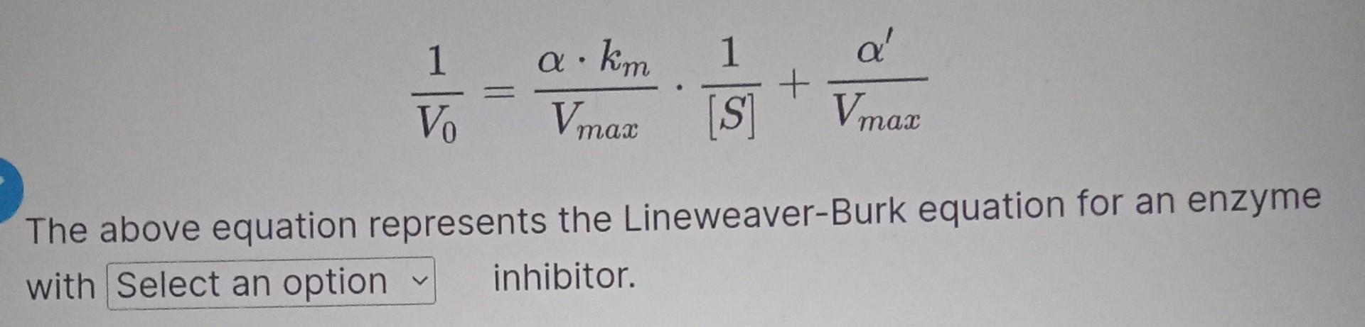 Solved 1V0 kmVmax 1 S VmaxThe Above Equation Represents Chegg solved-1v0-kmvmax-1-s-vmaxthe-above-equation-represents-chegg