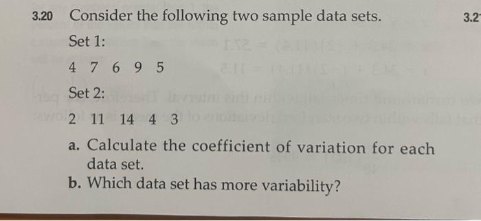 Solved 3.2 Consider the following data values: 6 14 17 1 16 | Chegg.com