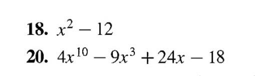 Solved In Exercises 18 through 21 , determine whether the | Chegg.com