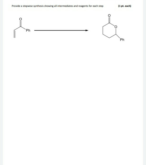 Solved Provide A Stepwise Synthesis Showing All | Chegg.com