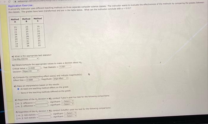 Solved #webastunet web Application Exercise A university | Chegg.com