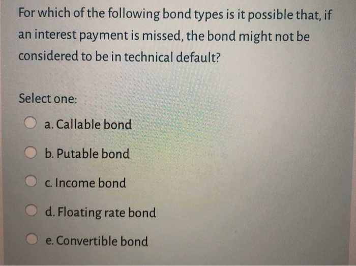 Solved For Which Of The Following Bond Types Is It Possible | Chegg.com