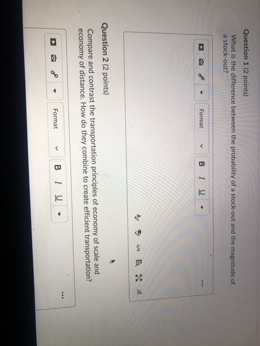 Solved Question 1 (2 points) What is the difference between | Chegg.com
