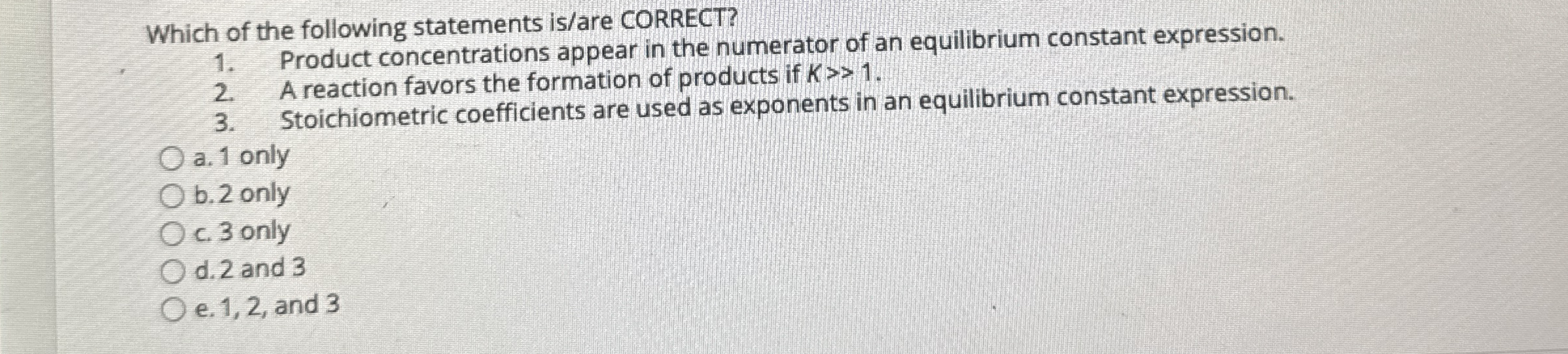 Solved Which Of The Following Statements Is Are Chegg Com