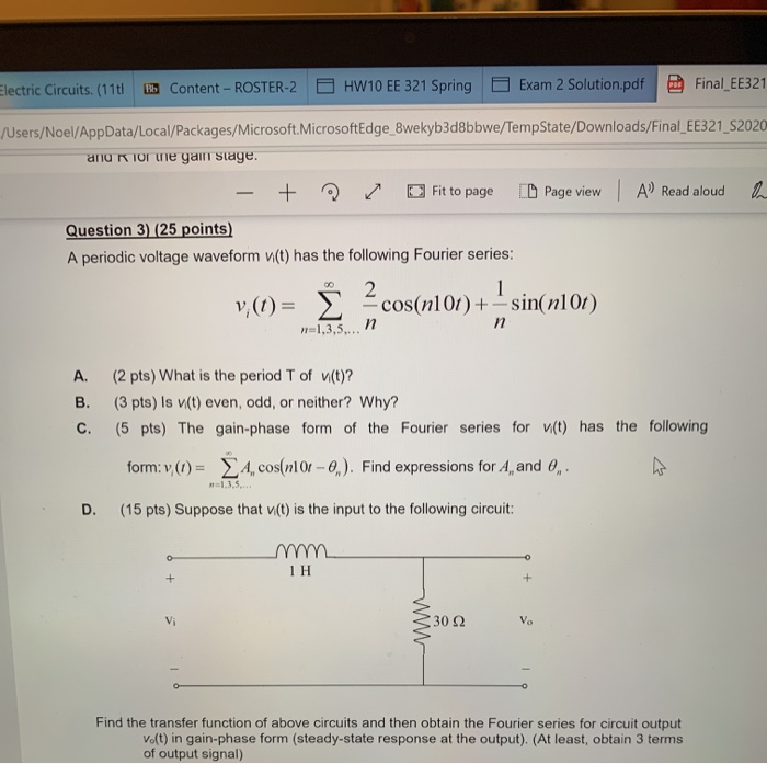 Electric Circuit Problems And Solutions Pdf Circuit Diagram